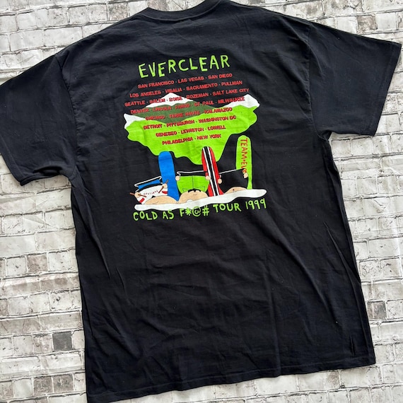 Everclear 90s Vintage Tour Shirt (XL) - Etsy