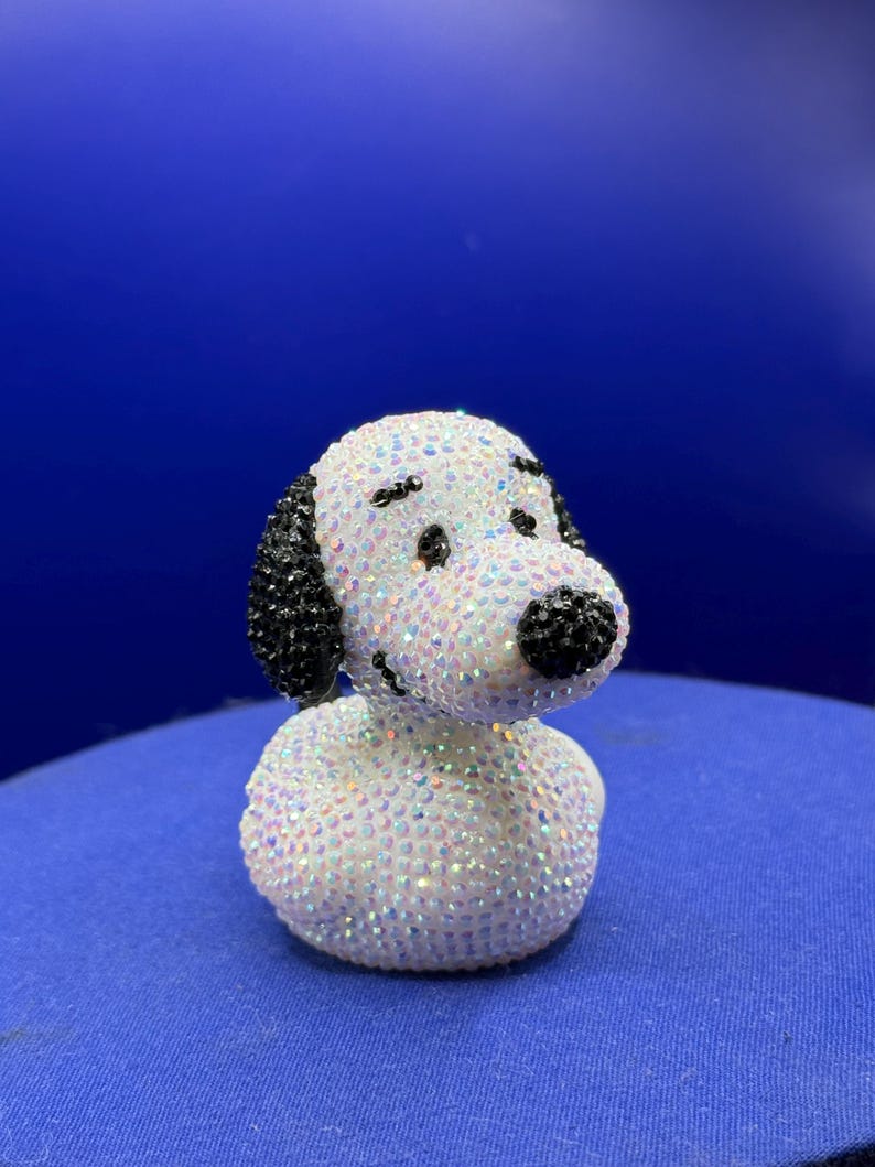 Rhinestone Snoopy Dog – 3D Printed Bedazzled Collectible - Etsy