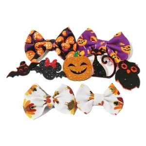 P.Y.T. PET_Sales BUY1GET1FREE_Halloween Thanksgiving Dog Collars, décor,Detachable Embellishment,Pumpkin, Bat,Owl,Bow Tie, Holiday Accessory image 1