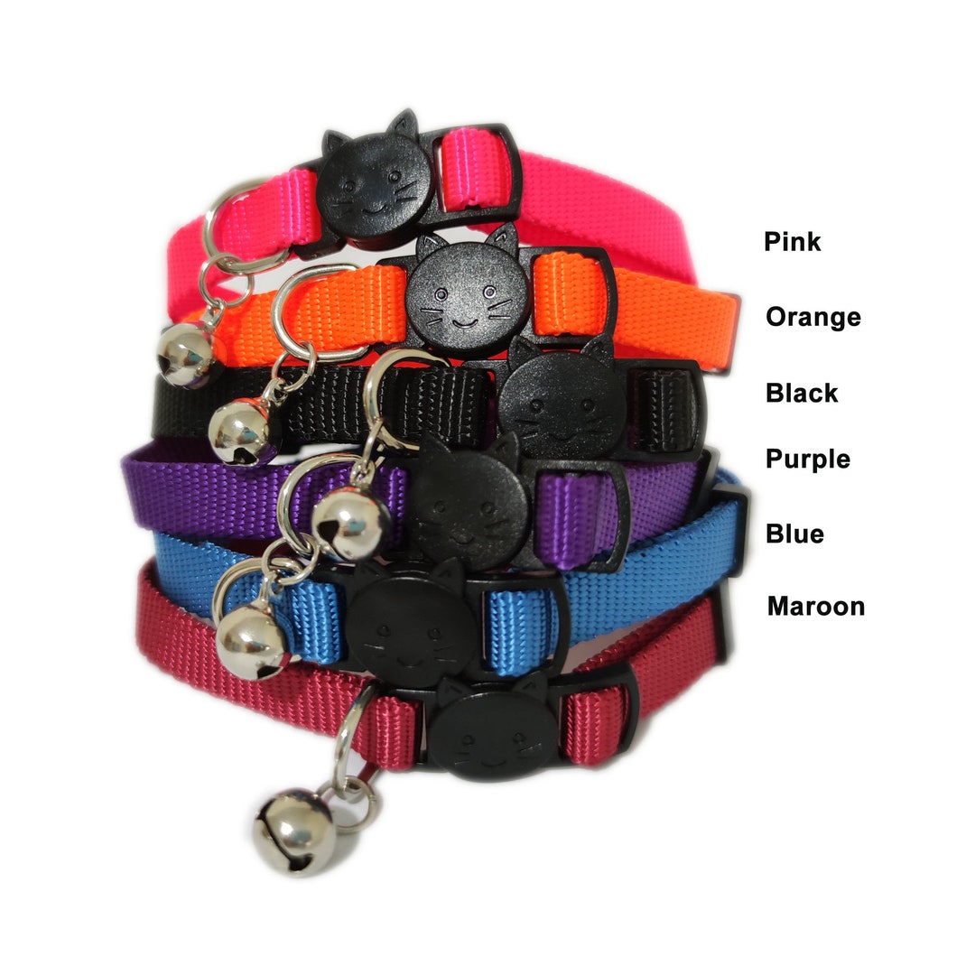 P.Y.T. Pet_nylon Cat Collars With Safety Buckle_ Personalized Cat