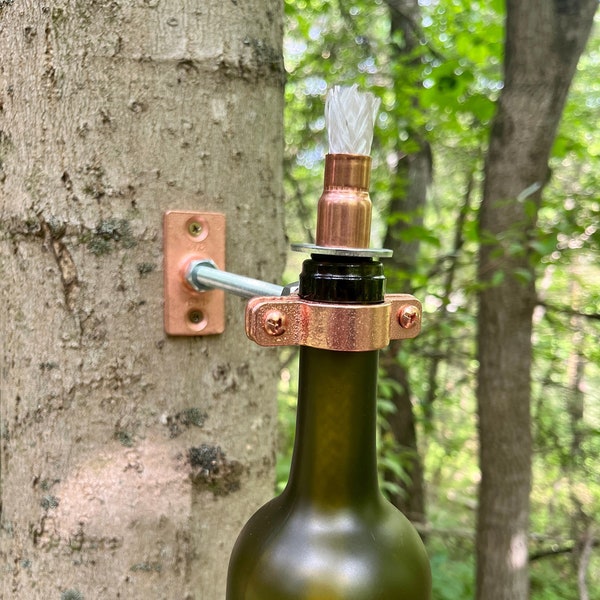 Wine Bottle Tiki Torch Kit Etsy