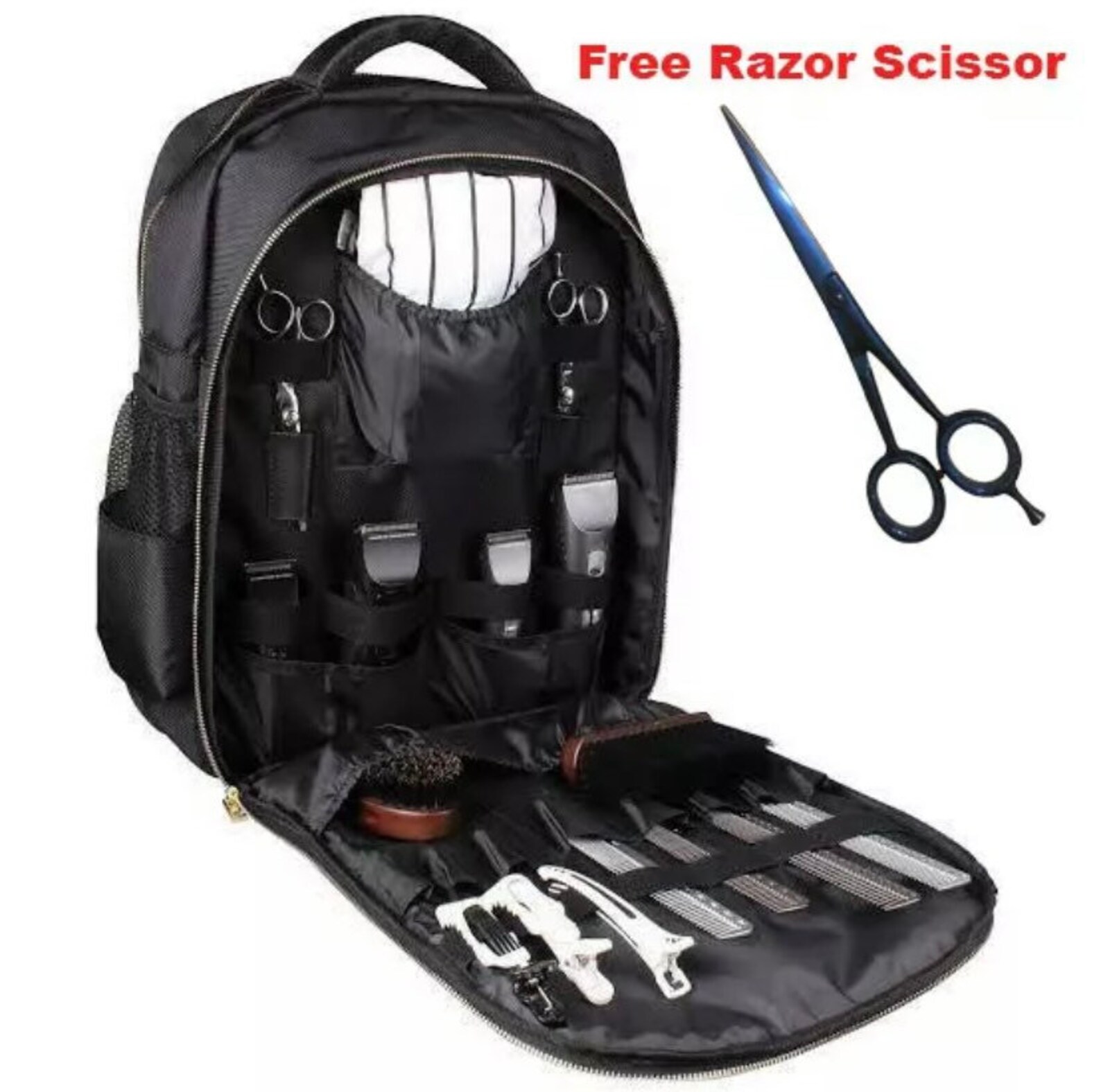 Barber Bag Hairdressing Tool Bag Professional Hair Scissors Etsy