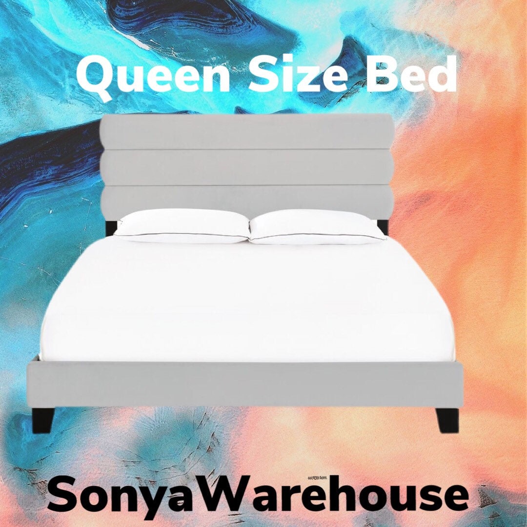 Queen Size Bed Etsy