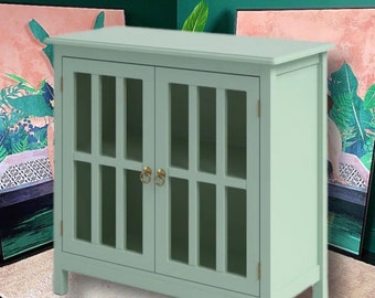 Color Can Be Customized 2 Doors Accent Cabinet