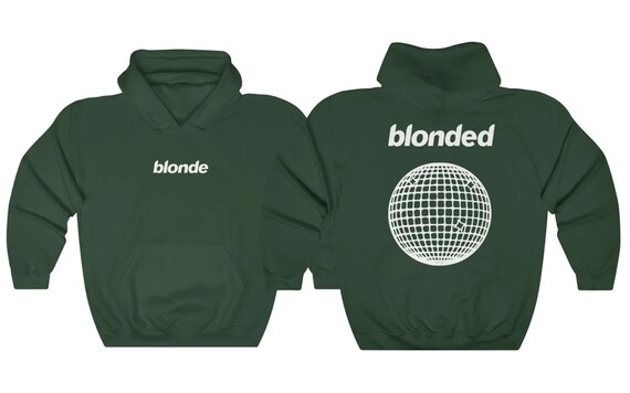 Blonde Hoodie, Streetwear Hoodie, Blonded Hoodie, Y2K Hoodie, Aesthetic Sweatshirt, Words on back Hoodie, Music Hoodie, gifts for friends