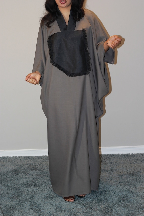 ÀDÙNNÌ Kaftan,Side cowl maxi,boubou, maxi dress, African fashion