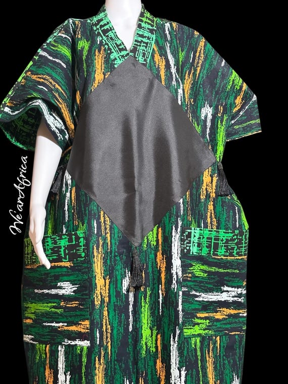 ÀSÀMÚ Kaftan, Maxi, Boubou, Maxi dress, African print, Ankara maxi, bubu