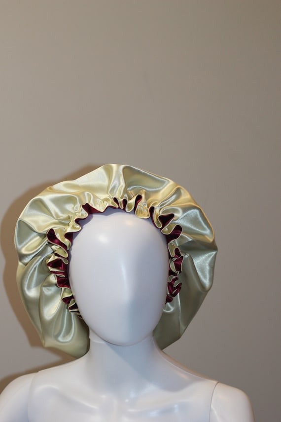 Reversible bonnet, silky hair bonnet,protective style cap, bonnet, sleeping cap