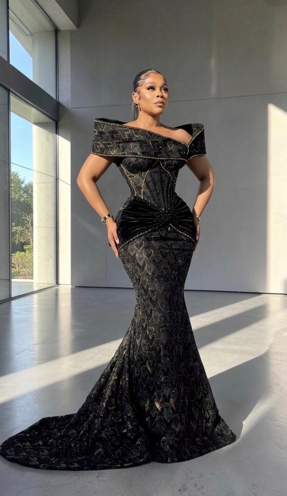 The Onyx Royale dress