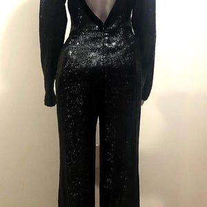 Chic Sequin jumpsuit, open back detail jumpsuit,party/occasion dress in medium