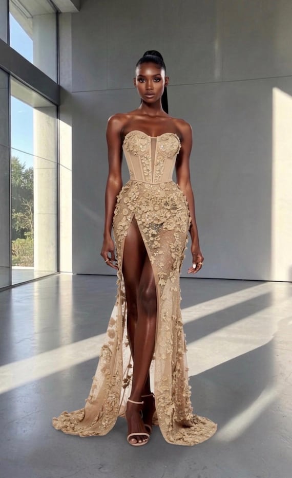 Blossom Couture 3D Dress