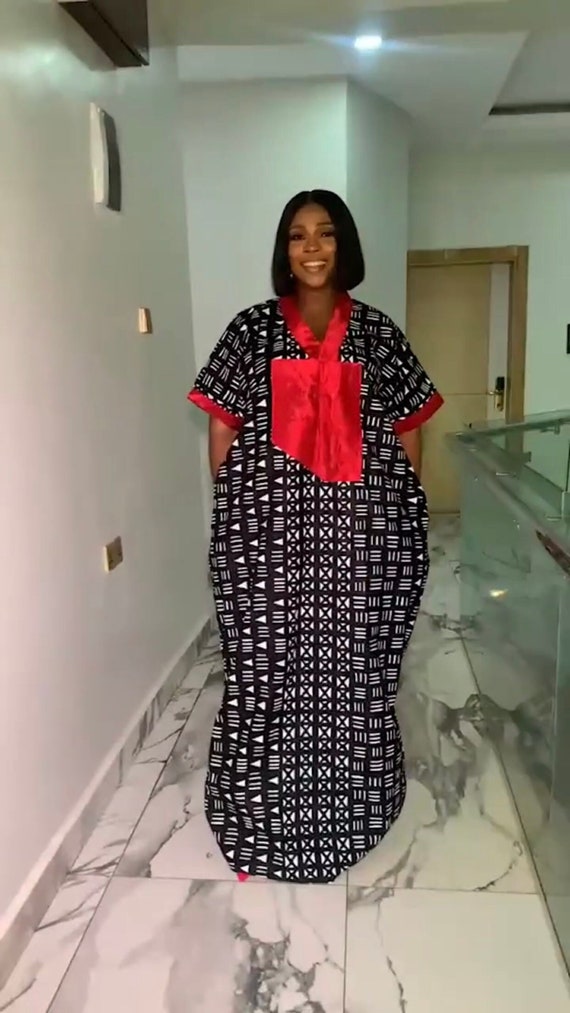 ÀJÍKÉ kaftan, Boubou dress, Maxi dress