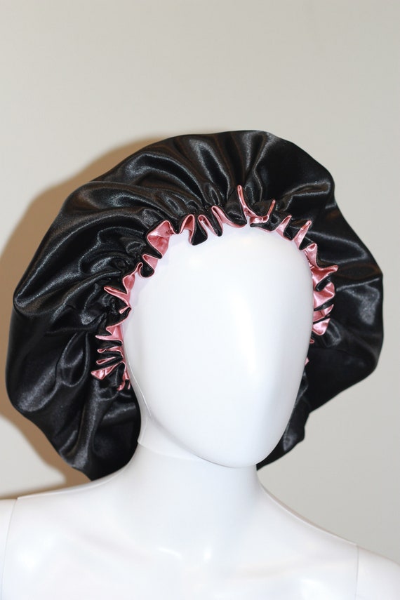 Bonnet, silky hair bonnet,protective style cap, reversible bonnet, sleeping cap