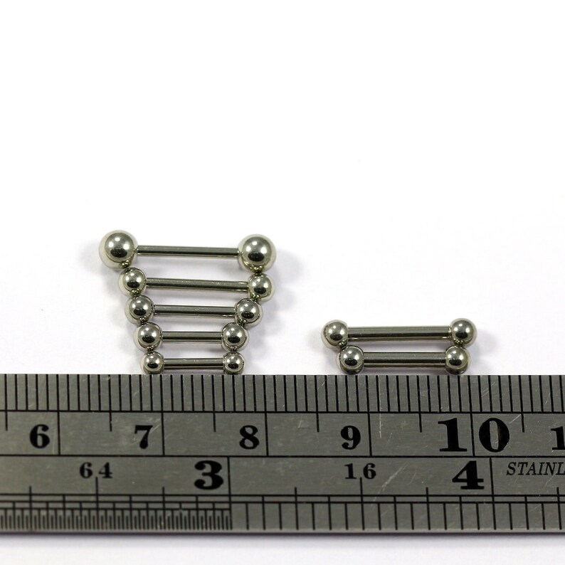 Steel Straight Barbell Tongue Piercing Bar/ Eyebrow Piercing Etsy