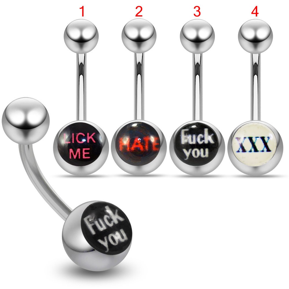 Naughty sale belly rings