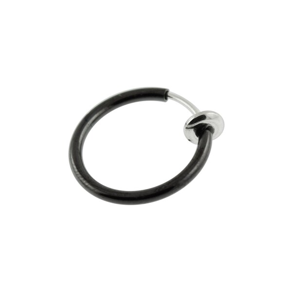 Fake Piercing Jewellery- Fake Septum Ring/ Fake Nose Ring/ Fake Lip Ring- 16G/ 14G Clip On Nose Ring (Multiple Sizes Available)