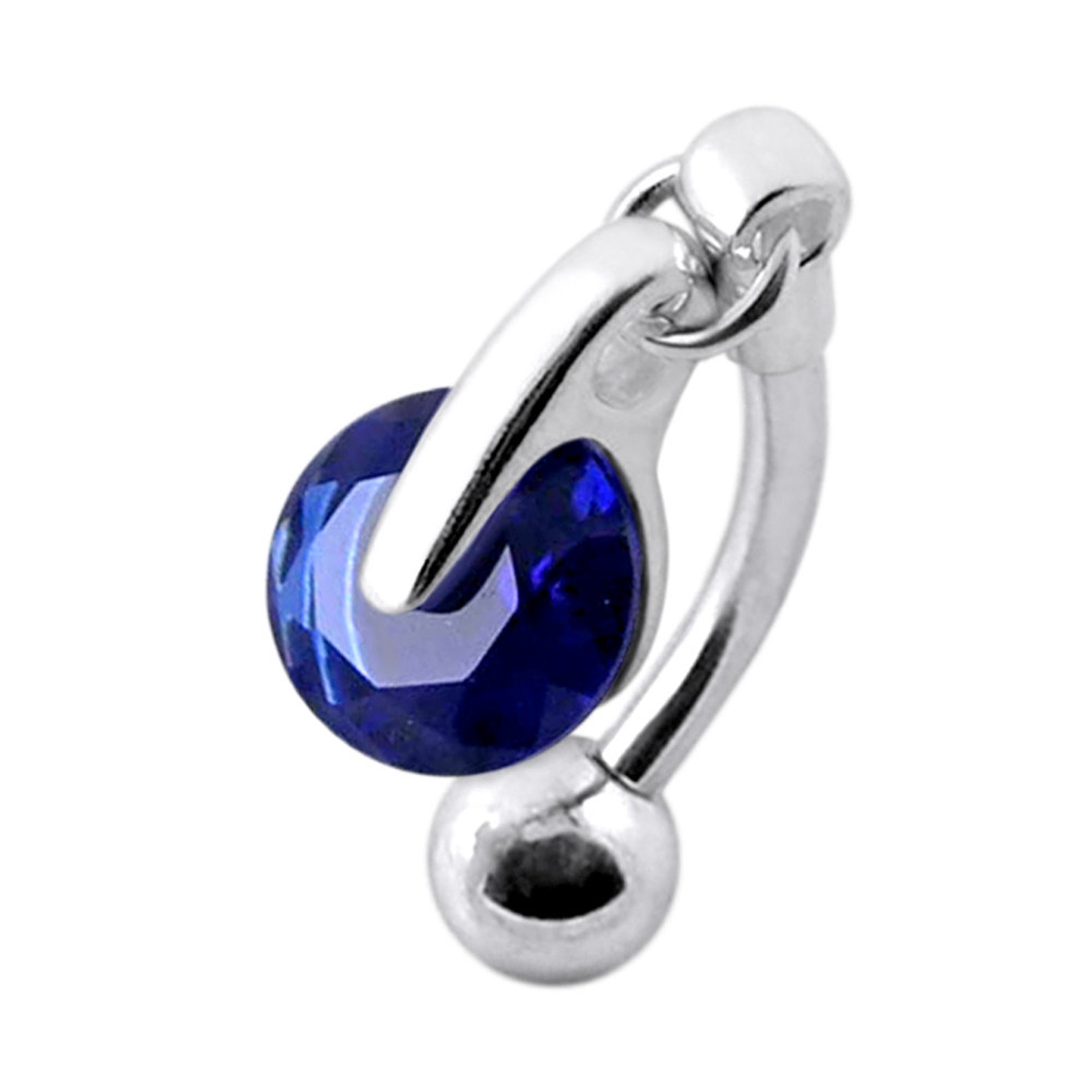 Crystal Belly Button Rings Reverse Belly Ring Navel Ring Etsy UK