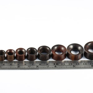 6 Fino A 30mm Plug Flesh Tunnel Legno Ancora Stelle Marittimo