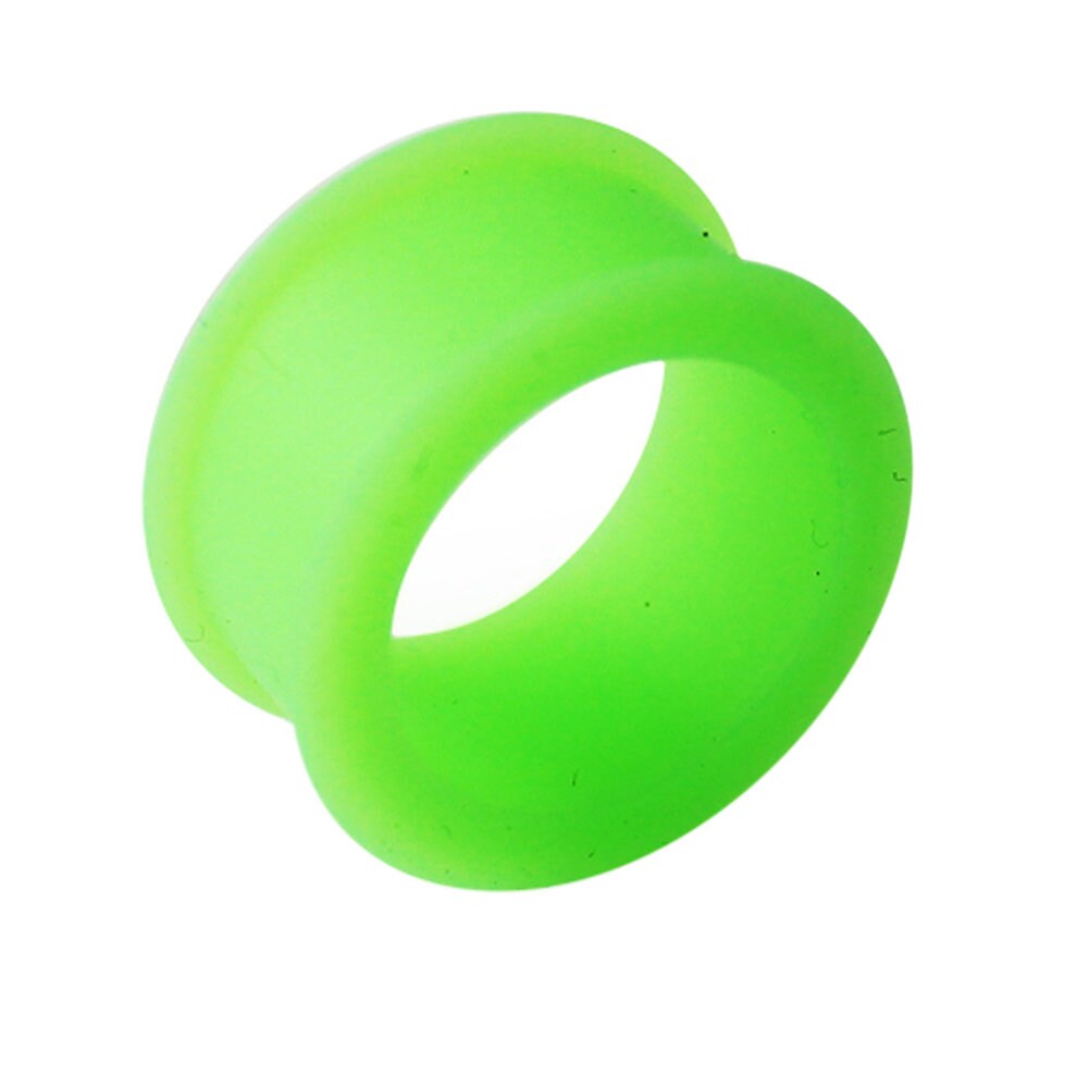 Green Silicone Tunnel Earrings Sold by Piece Flesh Tunnels Etsy UK