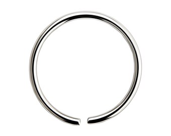 Continuous Nose Hoop- Tiny Nose Hoop (Multiple Sizes Available)- Surgical Steel-  Nose Hoop