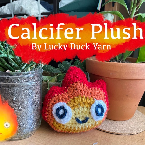 Calcifer Plush | Howl's Moving Castle Crochet Plush