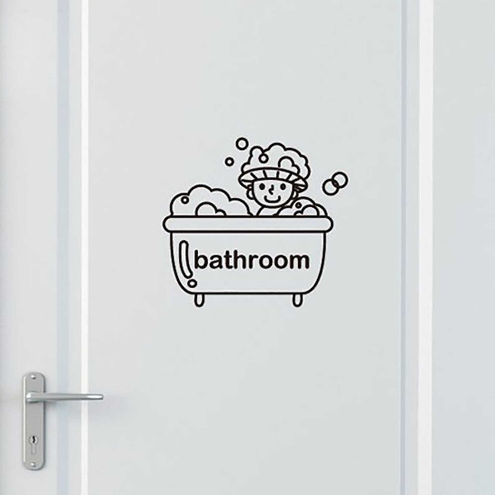 Bathroom Stickers Kids Bathing Shower Wall Stickers Art Design Etsy UK