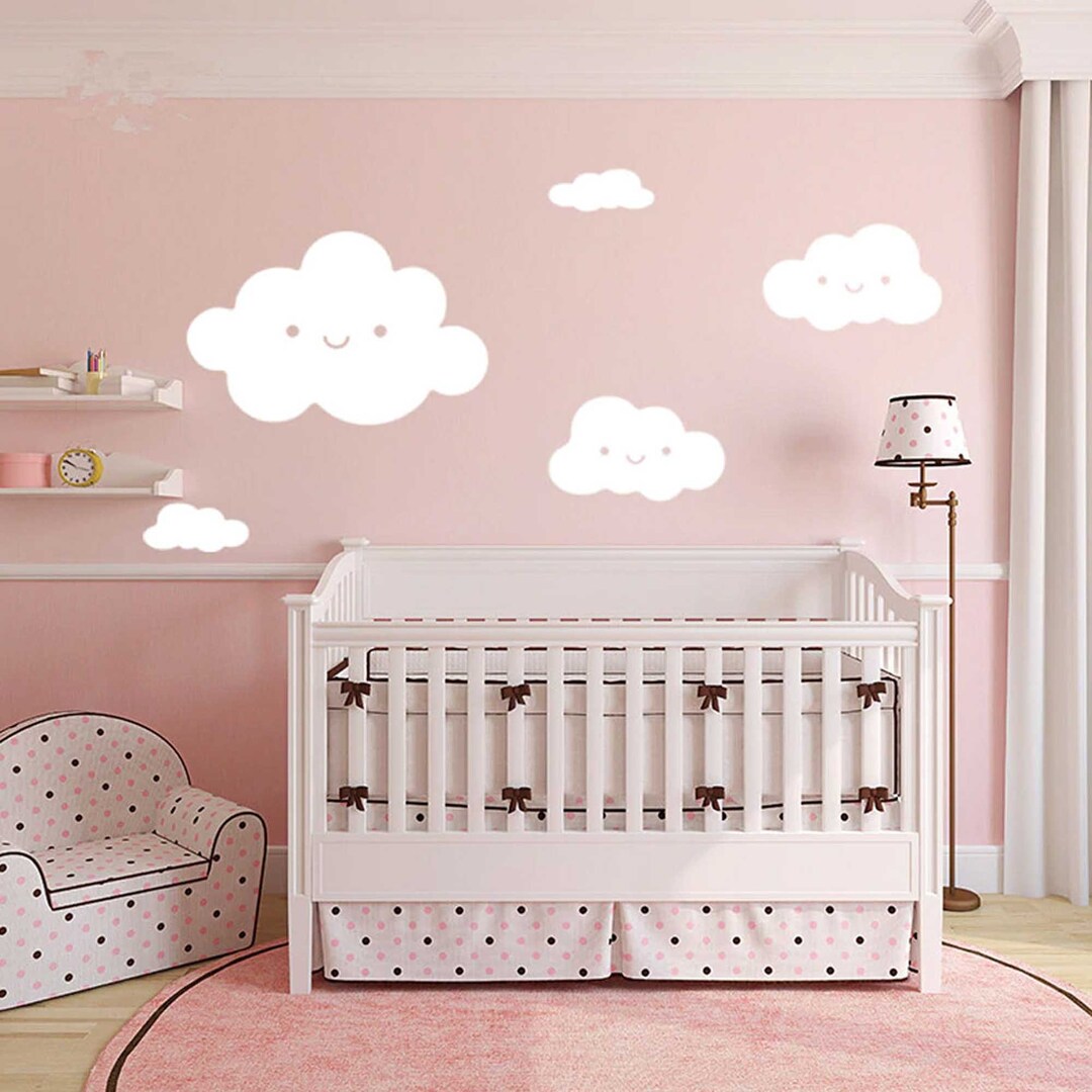 Cloud Stickers for Nursery Wall or Home Decorating Big Cloud Stickers