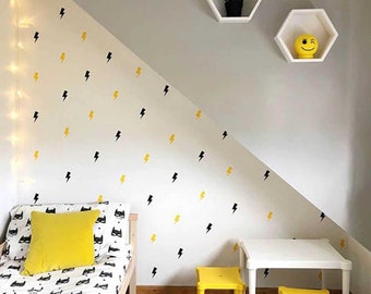 Lightning Bolt Stickers Wall Sticker For Kids Room Baby Boy Room Wall Decal Stickers Nursery Bedroom Home Decor Light Bolt Vinyl