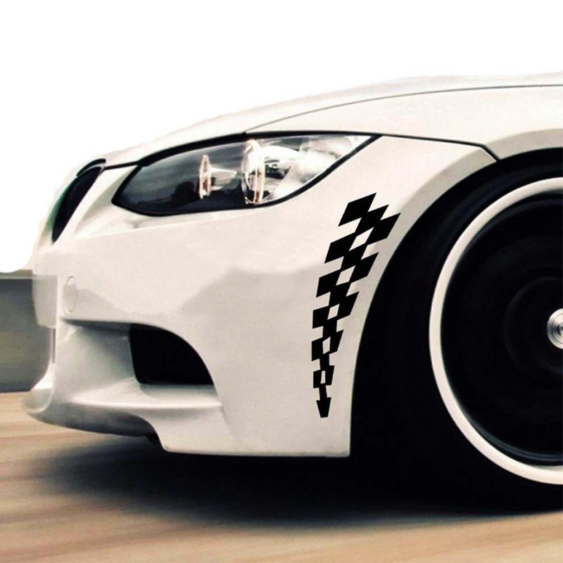 Checkerboard Decals Car - Etsy UK