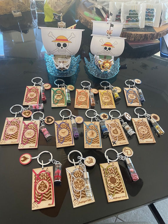 One Piece Colored Charms/ornaments | Luffy Zoro Nami Usopp Sanji