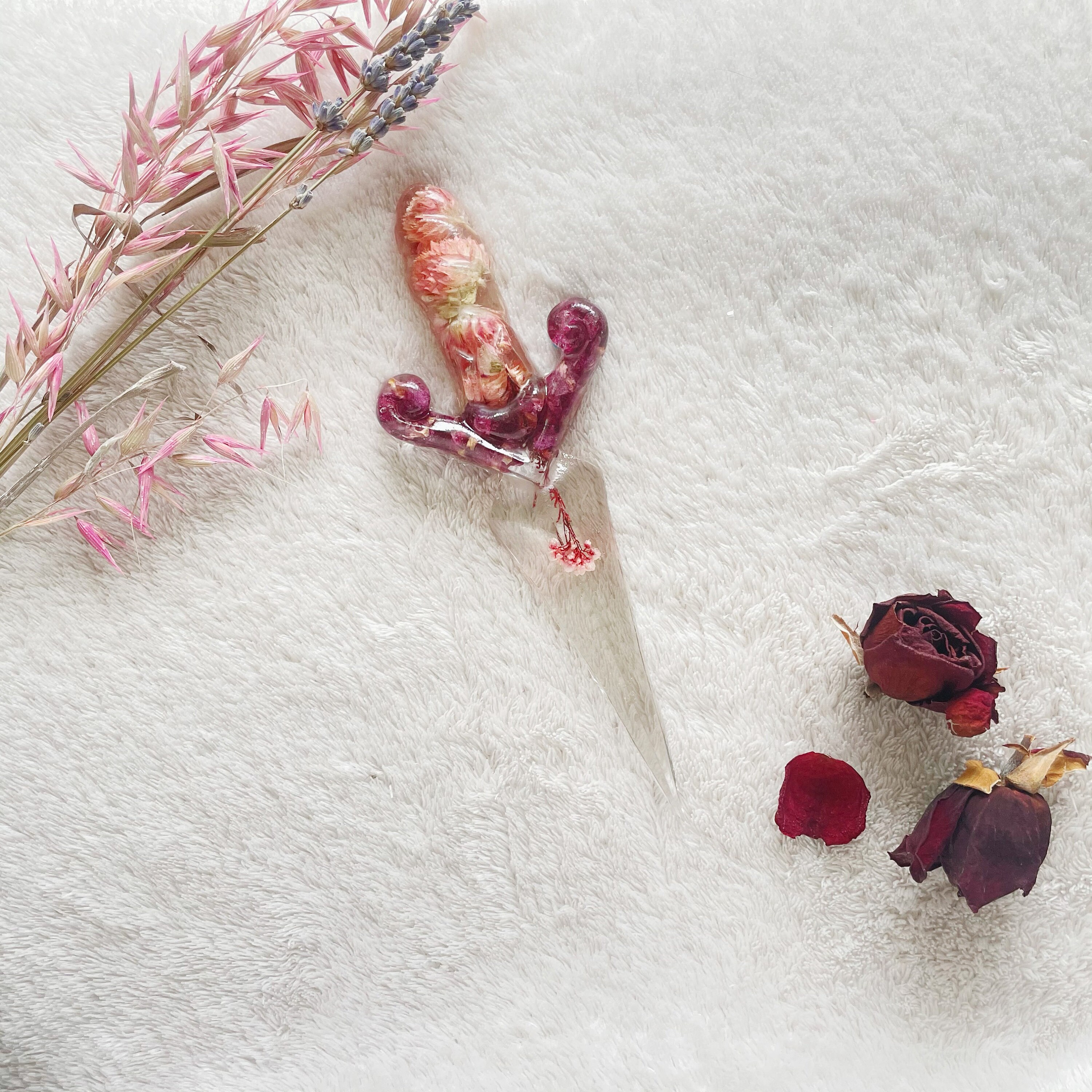 Dagger flowers knife floral decoration epoxy resin Etsy