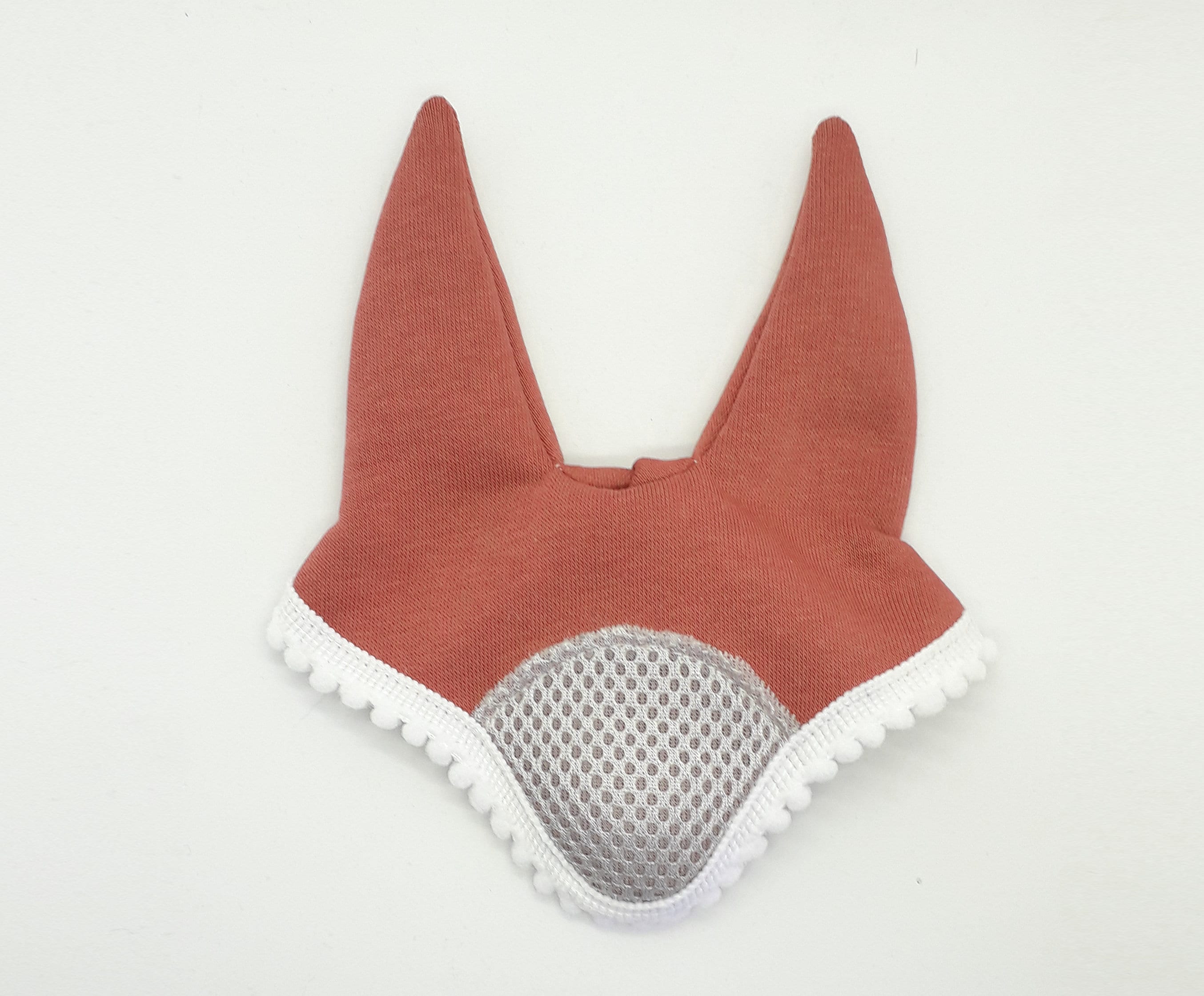Bonnet oreilles lapin rose pâle Amande - Le petit Souk