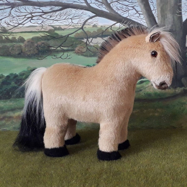 Fjord Horse - Handmade Model Norwegian Horse - Rug Accessory Included - Optional Add-Ons Available