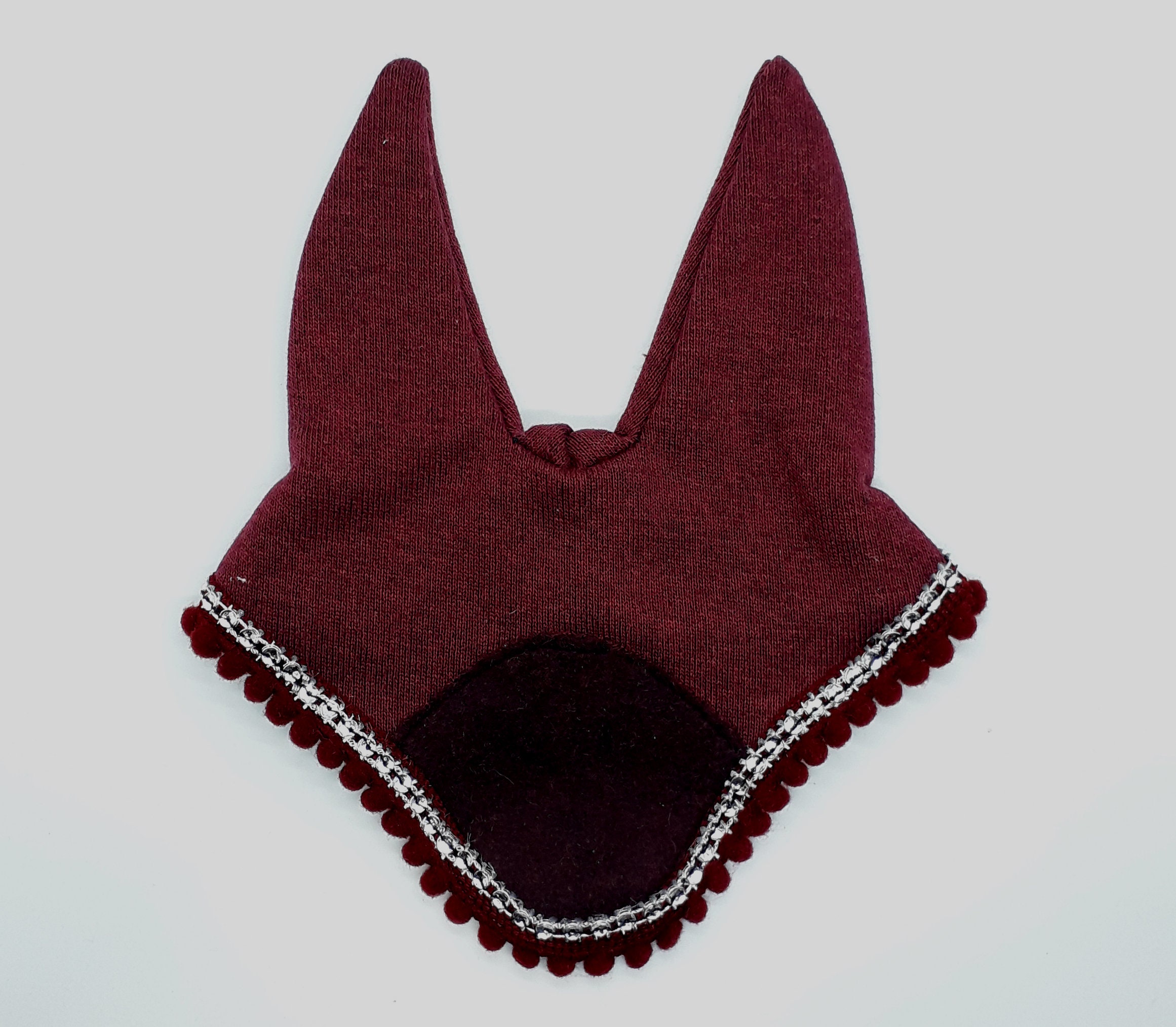 Deluxe Ear Burgundy for Hobby Horse Fly Veil for Etsy