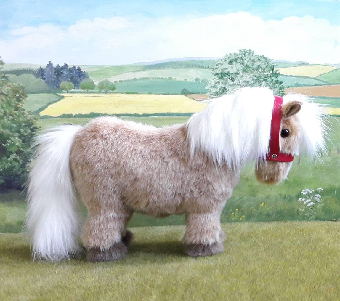 reinigen paperback Kindercentrum Palomino Shetland Pony Handmade Model Horse Vegan Leather - Etsy