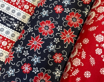Christmas Fabric ~ Scandi Christmas ~ Designer Stuart Hillard