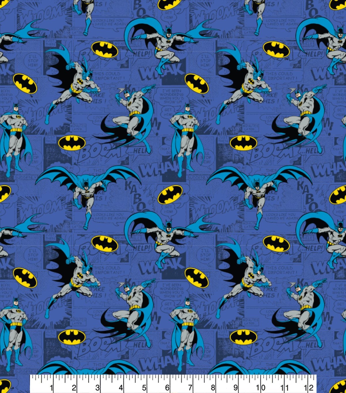 Batman Fabric Various Designs Cut To Size Etsy