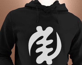 Gye Nyame Statement Hoodie – Adinkra Symbol of Faith & Divine Power