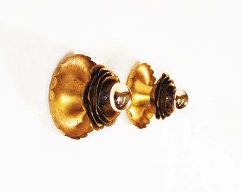 Set of two Gilt 'Rose' Sconces by Banci Firenze