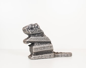 Brutalist cast aluminium sculpture by Willy Ceysens, Belgium, 1970s