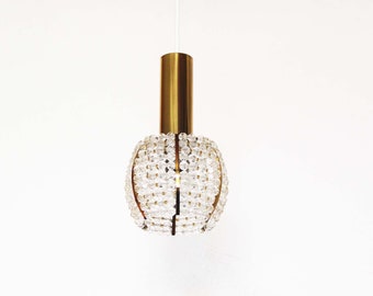 1 of 5 - Petit Vintage pendant chandelier by Emil Stejnar for Rupert Nikoll - Austria 1960's