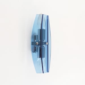 Single 1970&#39;s Italian glass wall sconce by VECA