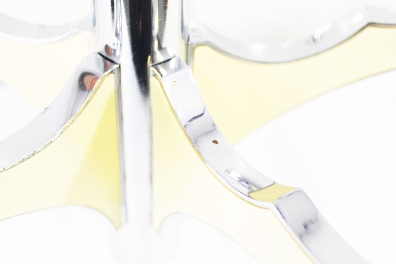 Sciolari Chrome Space Age Chandelier Vintage Chandelier by Gaetano Sciolari