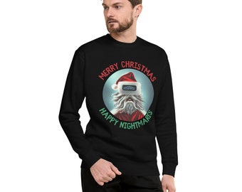 Merry Christmas Happy Nightmares Adult Sweatshirt