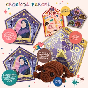 Carte personnalisée Choc Frog, Croacoa Colis
