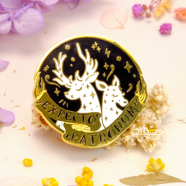 Cerf et biche Wizarding World Magic Émail Pin