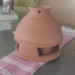 Candle Heater-Home Heat-Plain-Domeheat-Natural Heater,Mumsobasi,Pottery Heater-The Most Funcional Size approximately 9-10x9-10 inches