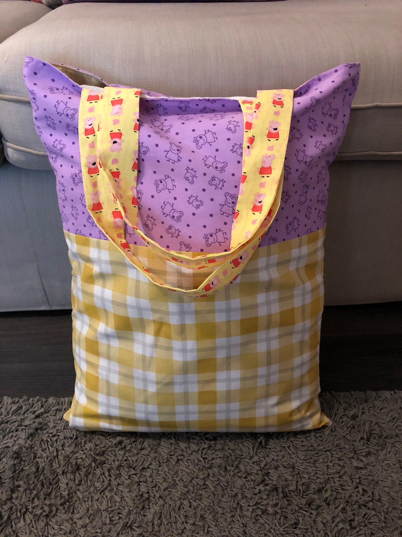 Peppa Pig Tote Bag kids bag gift bag Etsy