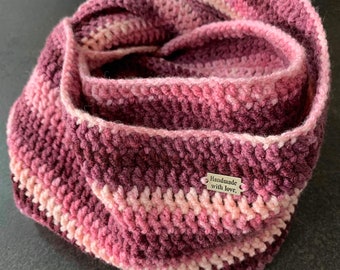 Ready to Ship Crochet Scarf, Women Scarf, Handmade Scarf, Acrylic Scarf, Crochet Scarf for Women, Crochet Scarf for Teenagers, Accessories