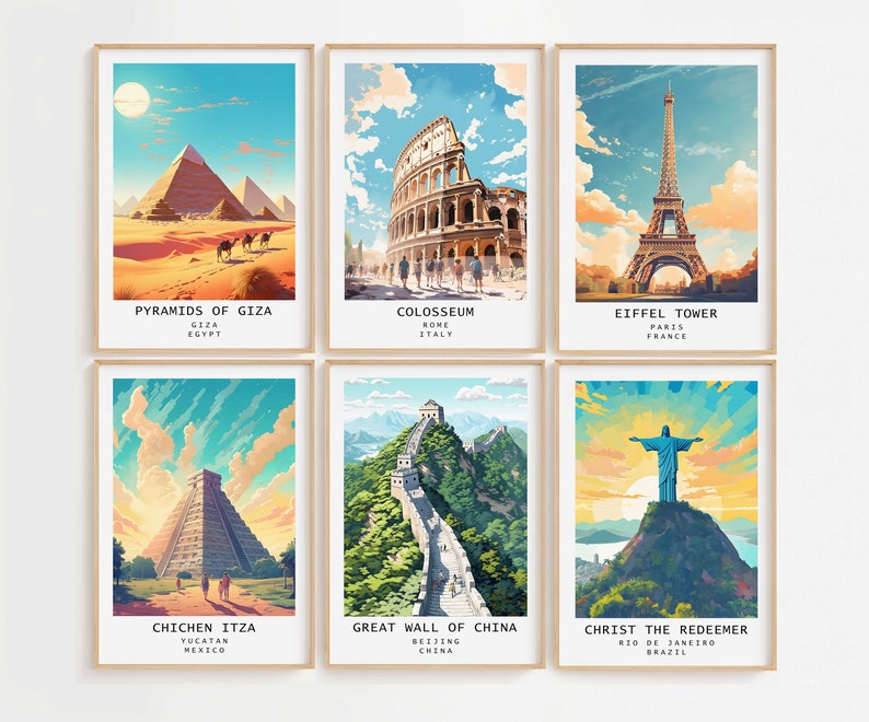 Posterlounge Cultural Landmarks Series
